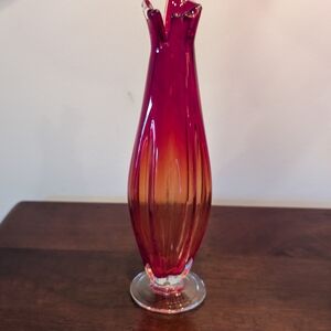 Vintage Lefton Glass Vase